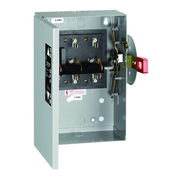 30 Amp 240V Non-Fused Indoor General-Duty Double-Throw Safety Switch (TC35321)