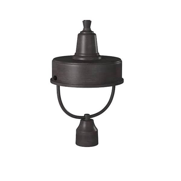 Designers Fountain - Portland Dark Sky 1-Light Weathered Pewter Steel Line Voltage Outdoor Weather Resistant Post Light with No Bulb Included