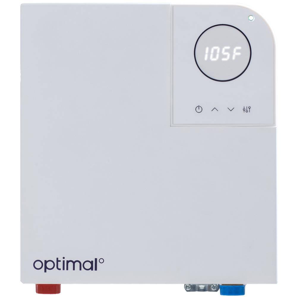 Optimal 220/240 Volt 12 KW 2.5 GPM Smart Electric Tankless Water Heater
