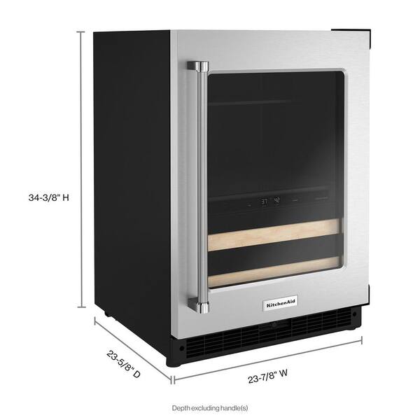 KitchenAid Beverage Cooler (KUBR214KSB) - Stainless Steel
