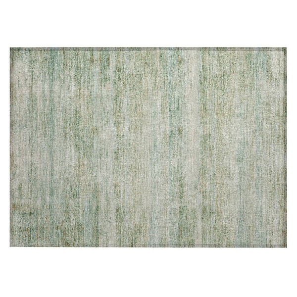 Addison Rugs Chantille Machine Washable Indoor/Outdoor Abstract ACN2154 Green 1 ft. 8 in. x 2 ft. 6 in. Accent Rug