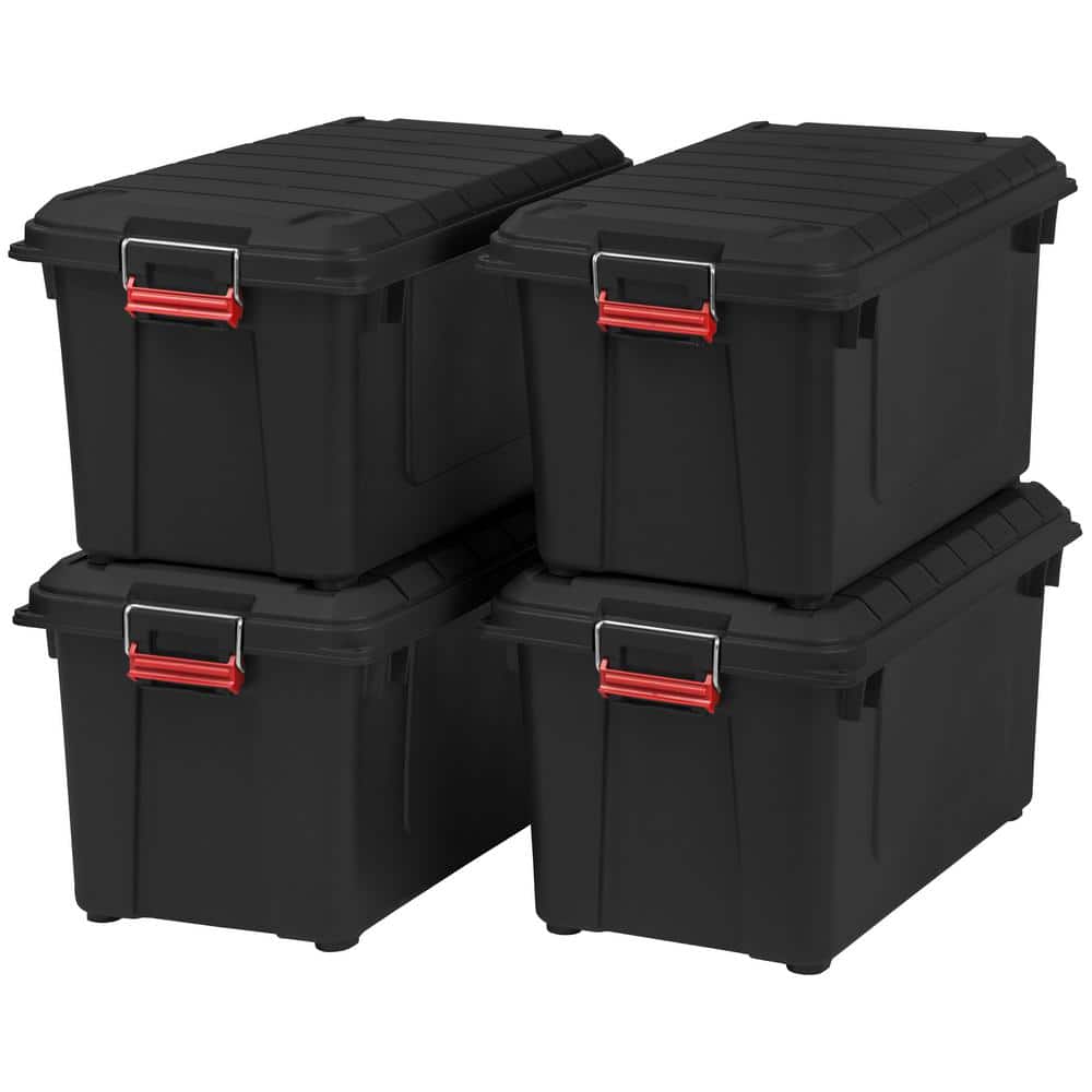 21 gal. Heavy-Duty Stackable Storage Tote (Set of 4) price history on PriceWatchPro