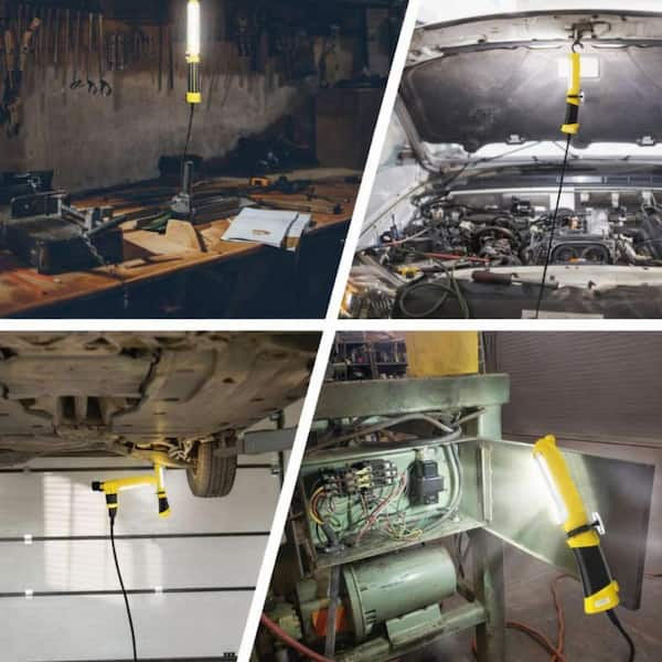 120 Volt 450 Lumen LED Handheld Trouble Work Light Corded Electric with Strong Magnet