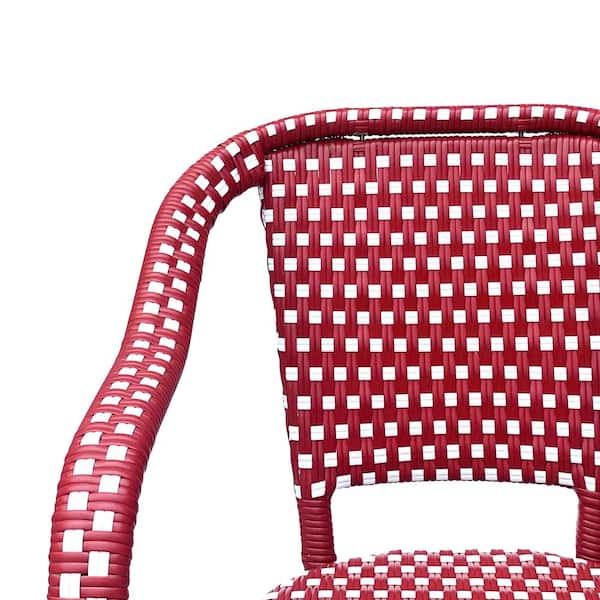 Red and best sale white checkered chairs