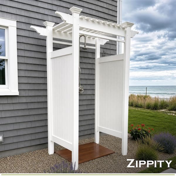 Zippity Outdoor Products 1.75 in. x 3.25 in. x 58 in. White Vinyl