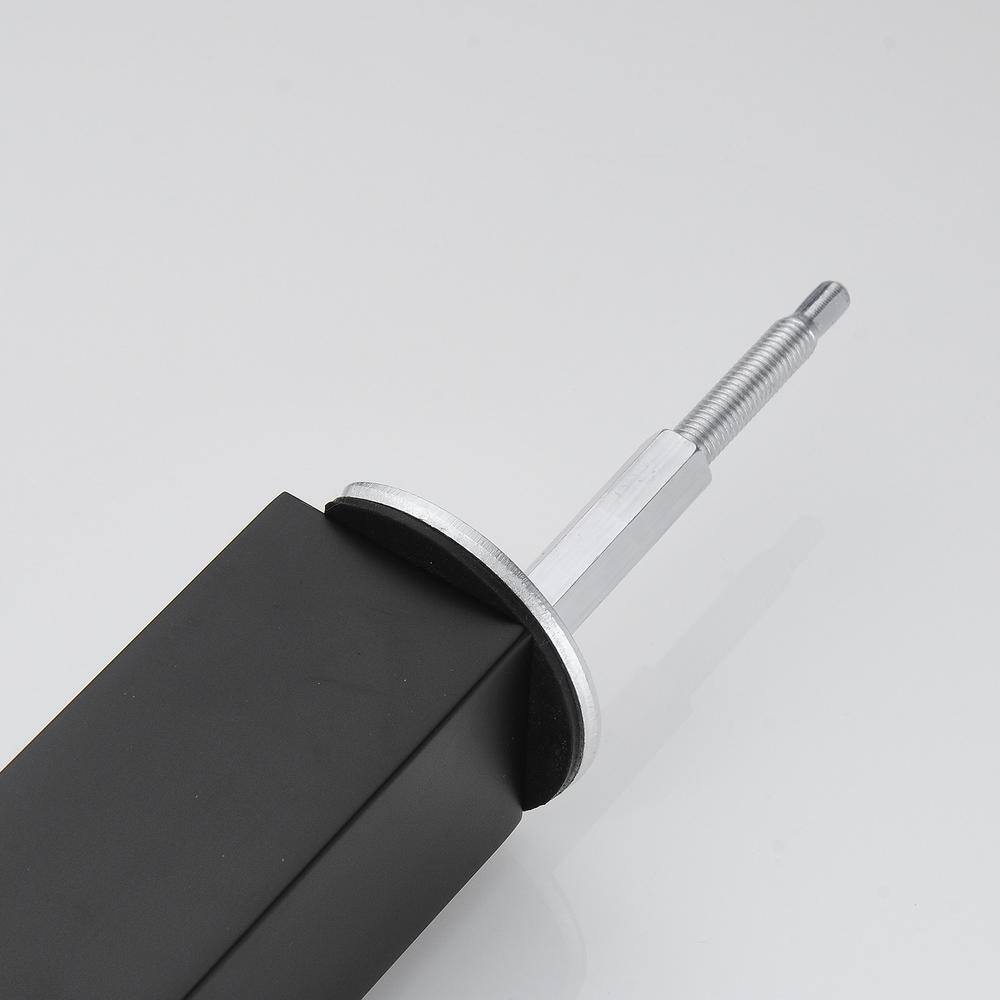 Matte Black and Gold Single Handle Vessel Sink Faucet