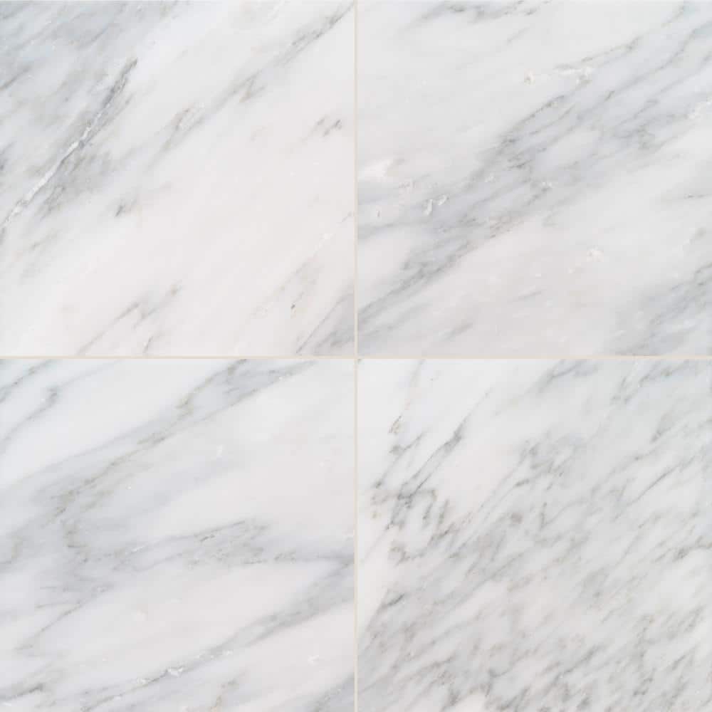 MSI Greecian White 18 in. x 18 in. Polished Marble Floor and Wall Tile