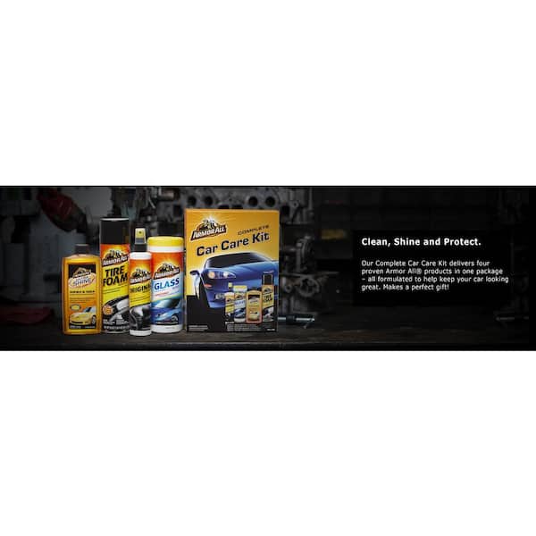 Armor All Complete Car Cleaning Car Care Gift Pack 4pcs Kit NEW