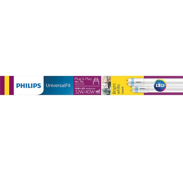 32W T8/40W T12 Equivalent 4 ft. Type A Linear Universal Fit Bright White LED Tube Light Bulb (3000K) (70-Pack)