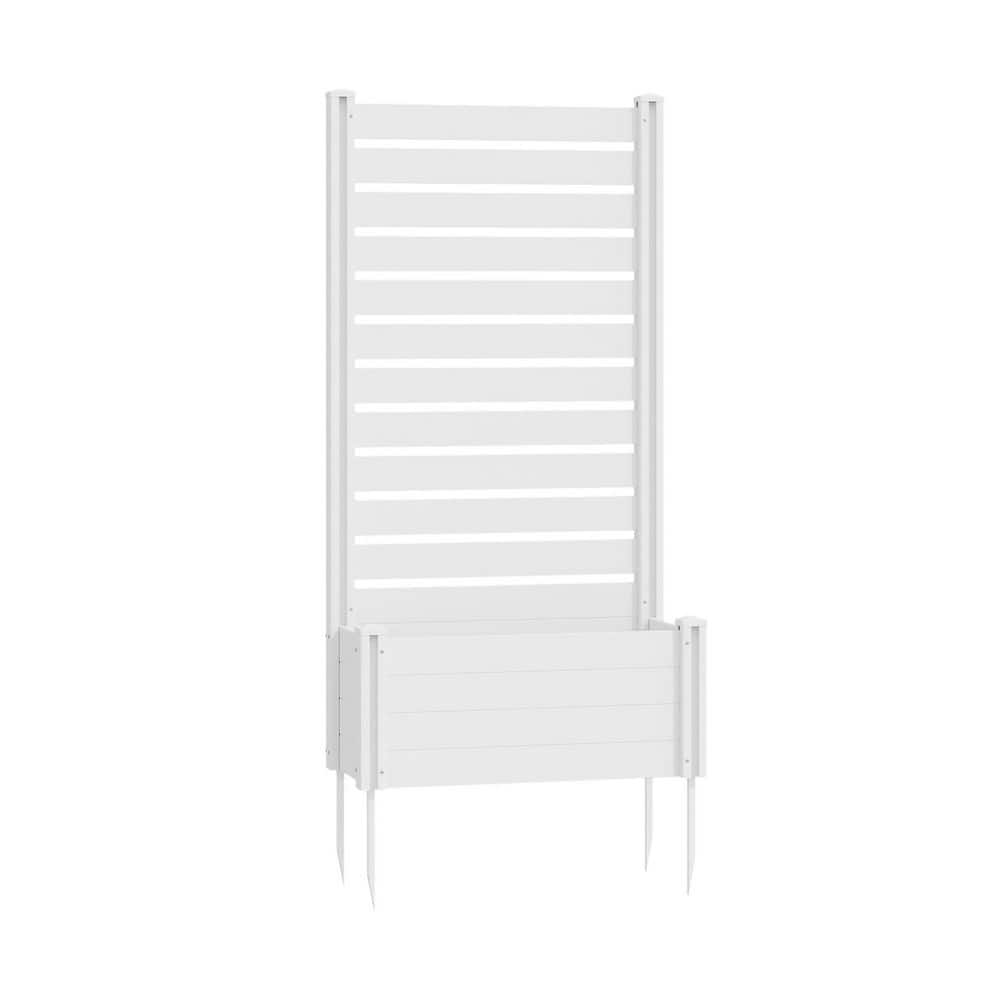 12 in. L x 35 in. W x 16 in. H 116 qts. Plastic PVC Planter Box Raised Beds with 71 in. H Trellis price history on PriceWatchPro