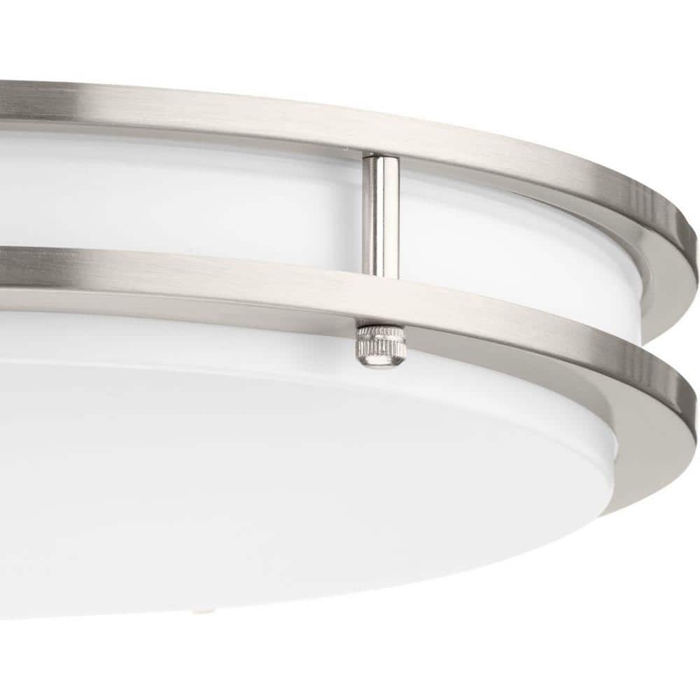 Abide 14'' Brushed Nickel LED Flush Mount Light
