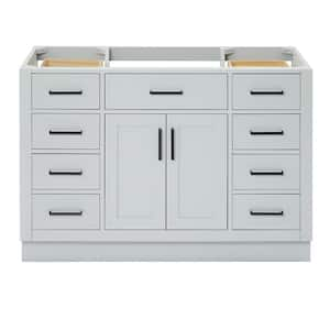 Hepburn 48 in. W x 21.5 in. D x 34.5 in. H Bath Vanity Cabinet without Top in Grey