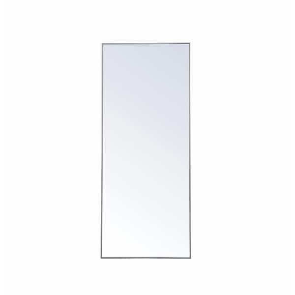 Unbranded Oversized Rectangle Grey Modern Mirror (72 in. H x 30 in. W)