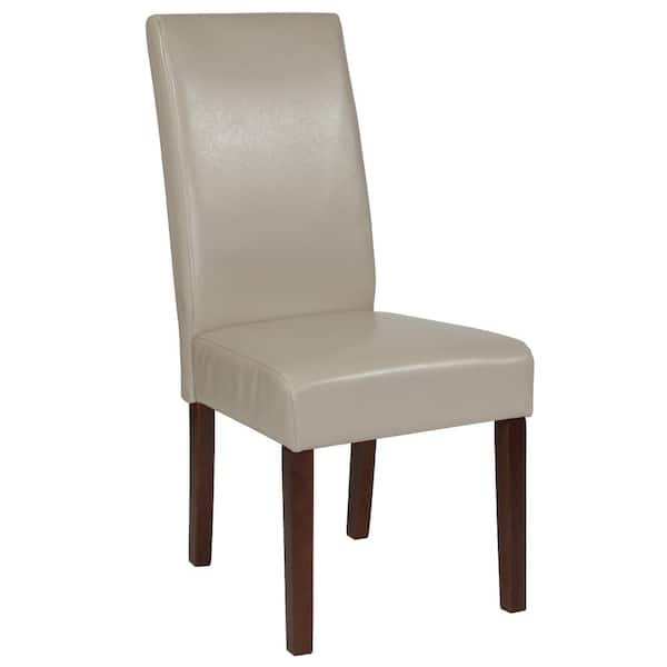 Carnegy Avenue Beige Leather Faux Leather Dining Chair CGA-QY-225788-BE ...