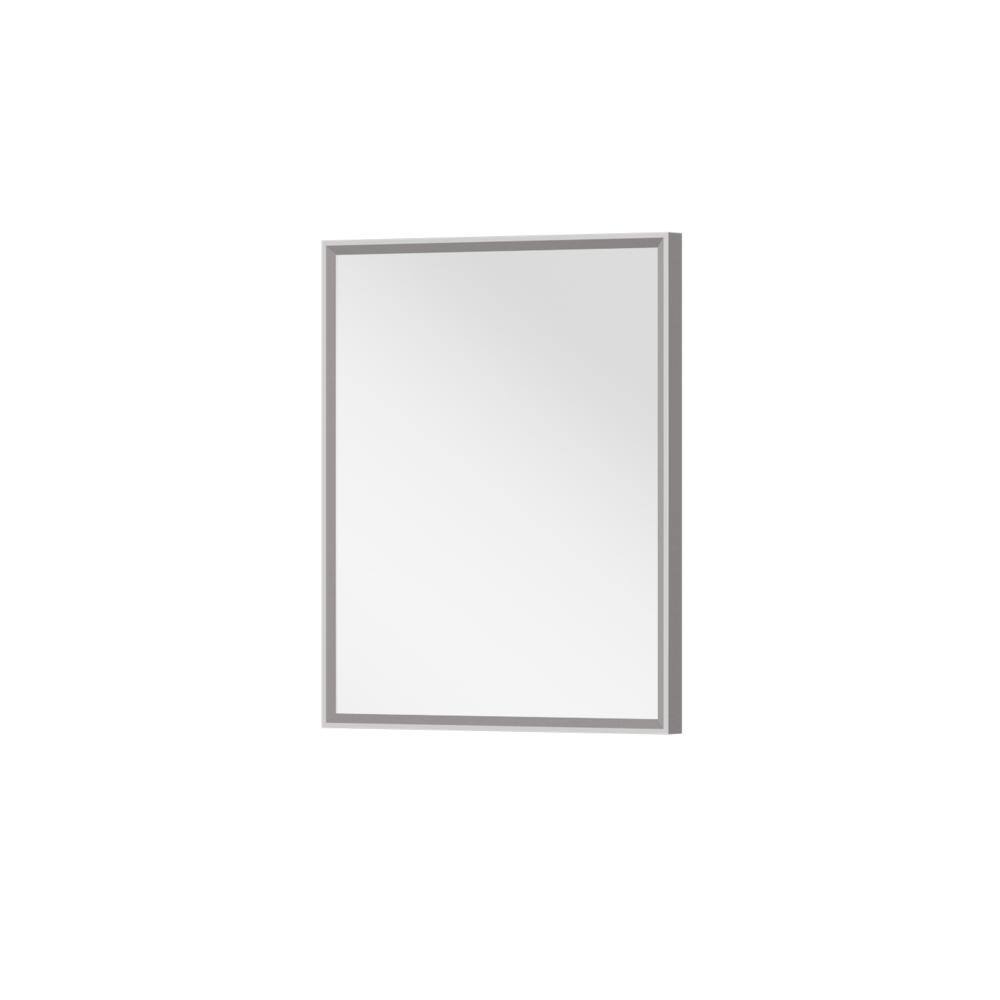 16 in. W x 20 in. H Beveled Edge Rectangle Aluminum Framed Wall Bathroom Vanity Mirror in Brushed Nickel price history on PriceWatchPro