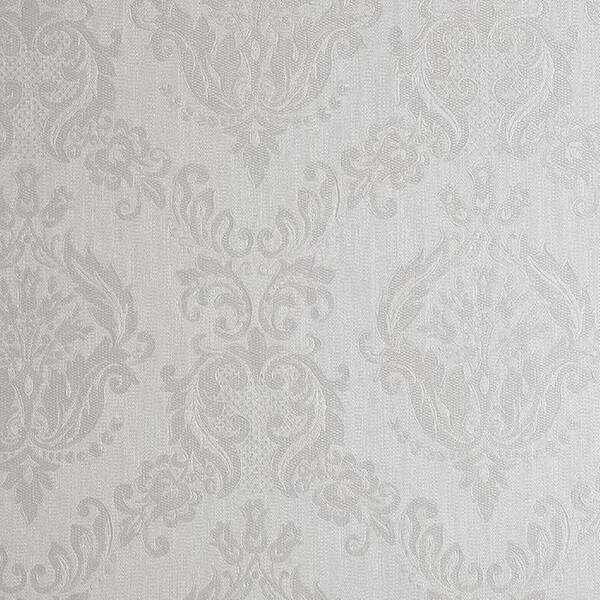 Graham & Brown Ivory Shimmer Damask Wallpaper