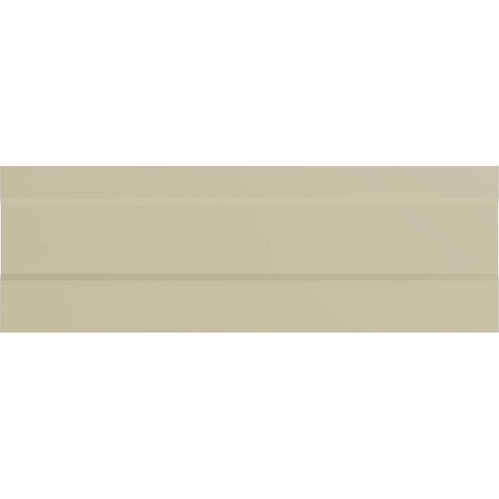 Primed Geometric Urethane Baseboard Moulding Sample, 12 in