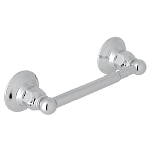 Italian Bath Double Post Toilet Paper Holder in Polished Chrome