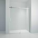 EPOWP 48 in. W x 76 in. H Bypass Sliding Frameless Shower Door in ...