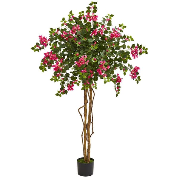 Nearly Natural Indoor 5.5 ft. Bougainvillea Artificial Tree