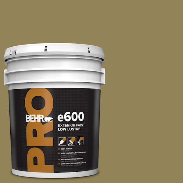 BEHR PRO 5 gal. #S330-6 Dash of Oregano Low Luster Exterior Paint
