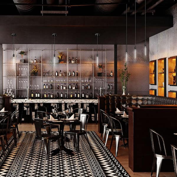 60-Watt Equivalent T10XL Straight Thin White Filament Clear E26 Vintage Edison LED Light Bulb, Daylight 5000K (4-Pack)