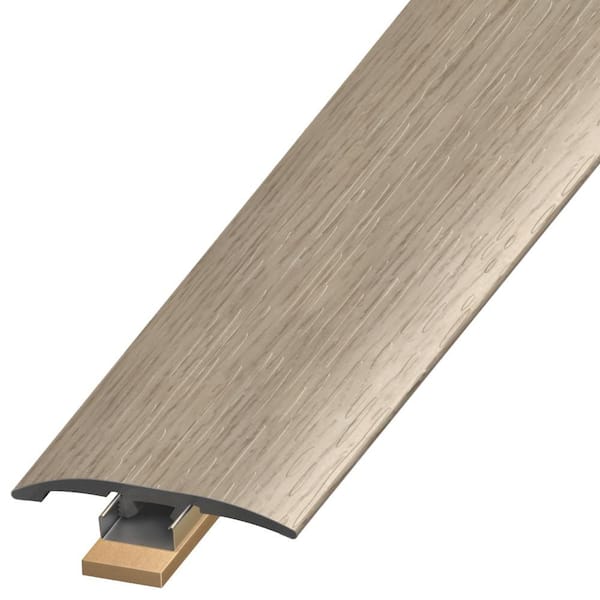 Harmony Haus Garden Gate Gray 0.25 in. T x 2 in. W x 94 in. L Woodlook Vinyl Plank 3n1 Trim