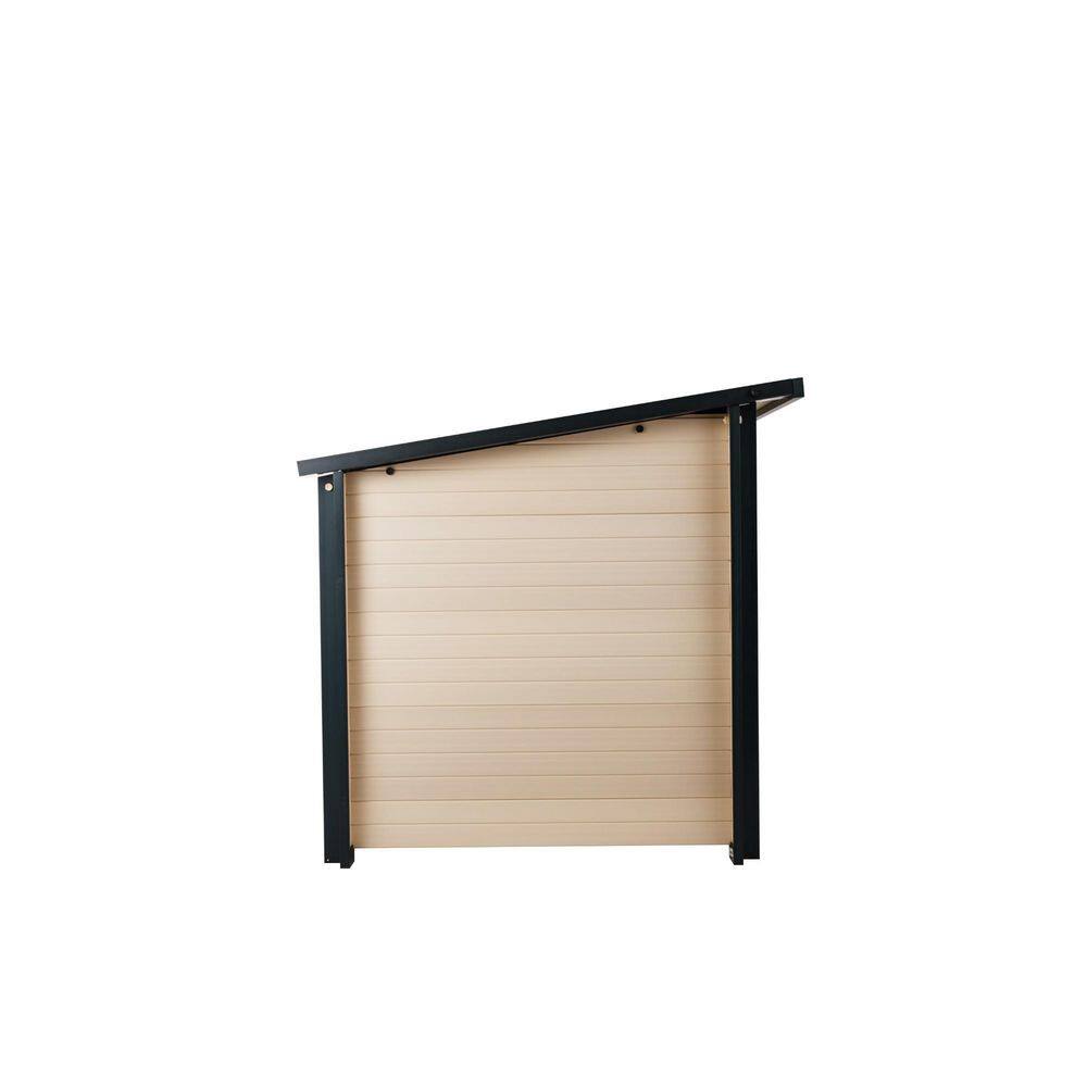 X-Large Maple and Green Insulated Plastic Dog House
