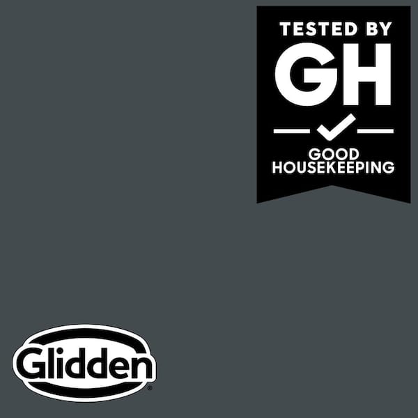 Glidden Premium 1 gal. PPG1012-7 Black Forest Satin Interior Latex Paint