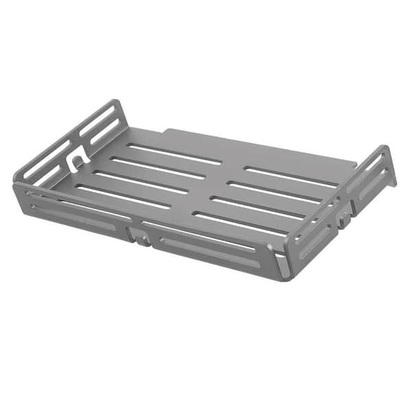 DURAL TI-SHELF Rectangular 9.8 in. x 4.9 in. Aluminum Decorative Wall Shelf