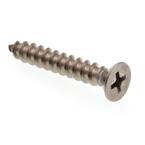 #10 X 1-1/4 in. Grade 18-8 Stainless Steel Phillips Drive Flat Head Self-Tapping Sheet Metal Screws (100-Pack)