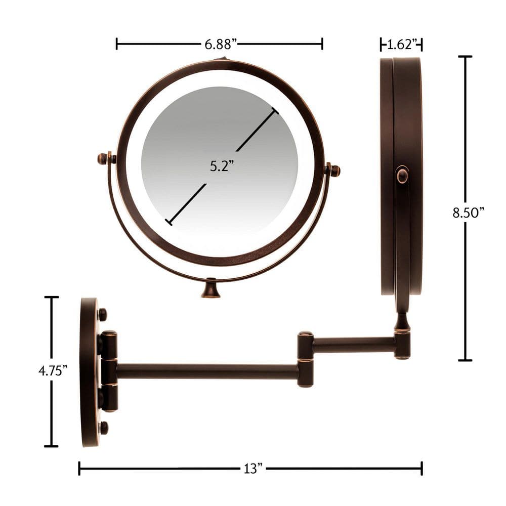 Concave LED Wall Mirror
