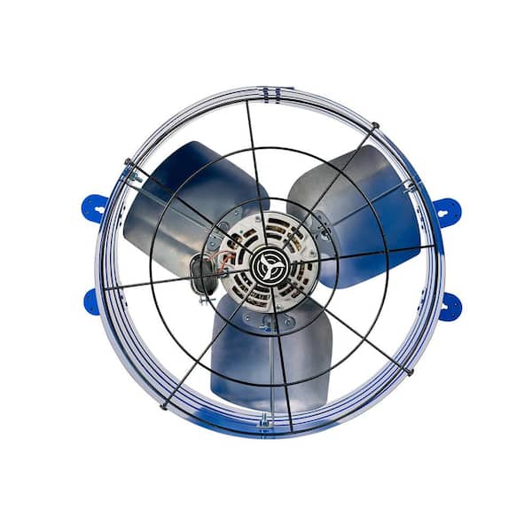 QuietCool - 1945 CFM Smart App Controlled 2-Speed Gable Mount Electric Attic Fan