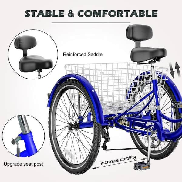 3 wheel sit down bicycle online