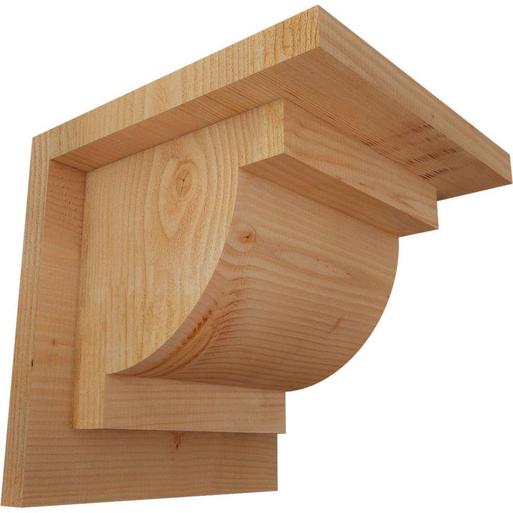 Ekena Millwork 8 in. x 8 in. x 8 in. Douglas Fir Alpine Rough Sawn