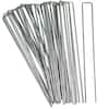 Sunnydaze 12 in. Heavy-Duty Steel Outdoor Landscaping Garden Staples (25-Set) HMI-530