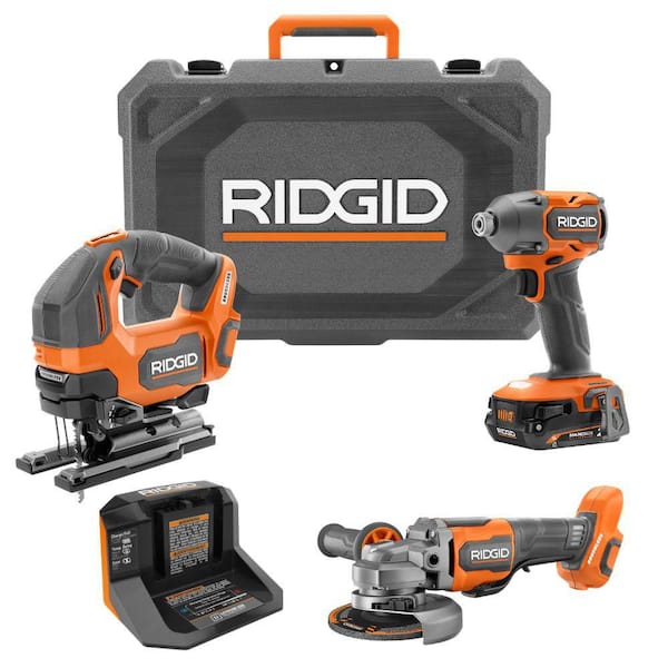 18V Brushless Cordless 4-Mode Impact Driver Kit with 18V Brushless 2-Tool Combo Kit with Jigsaw and Router (Tools Only)