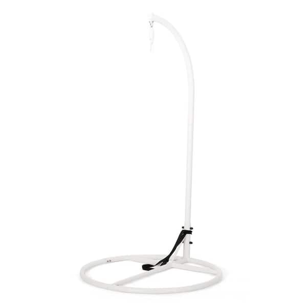Unbranded 40 in. Heavy Round Base Duty Hanging Stand for Hammock Chair, White