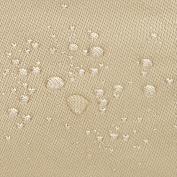 Set of 2 45.25 in H Khaki Polyester Weatherproof Outdoor Rocking Chair Cover, Patio Furniture Covers