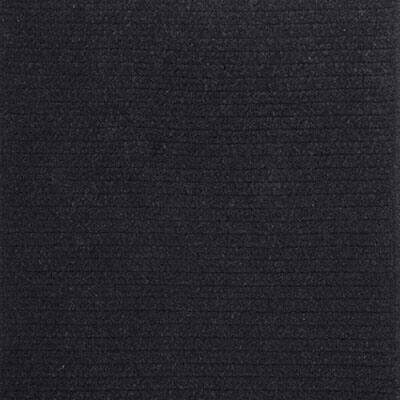 Handmade Black Wool Blend Reversible Runner Rug 2' x 12'