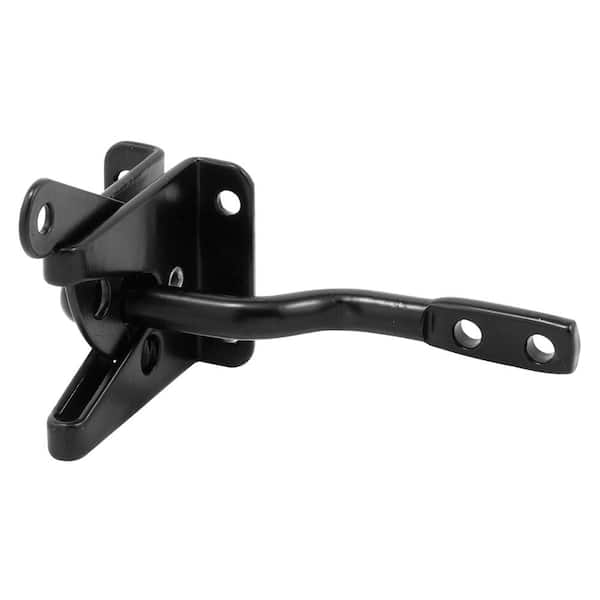 Black Steel Strike Gate Latch (Single Pack)