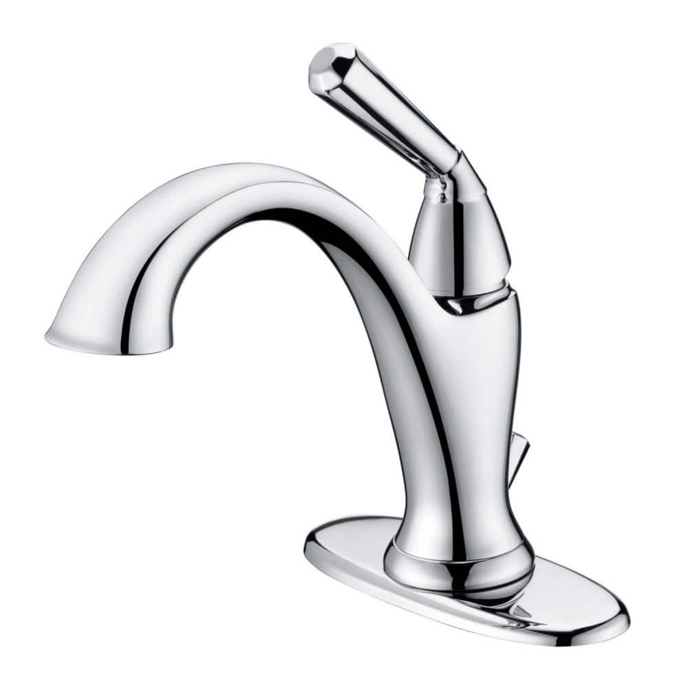Ultra Faucets Z Single Hole SingleHandle Bathroom Faucet Scratch