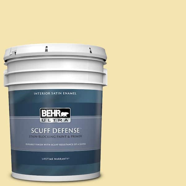 BEHR ULTRA 5 gal. #390C-3 Windsong Extra Durable Satin Enamel Interior Paint & Primer
