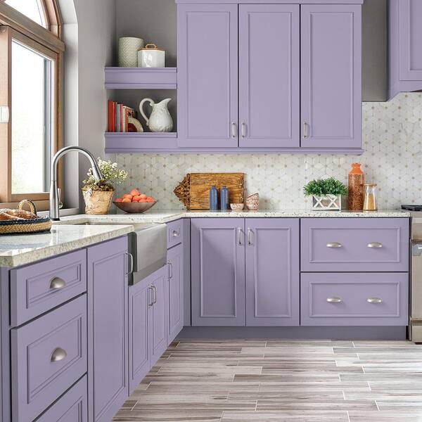 BEHR PREMIUM 1 gal. #M560-3 Grape Hyacinth Semi-Gloss Enamel