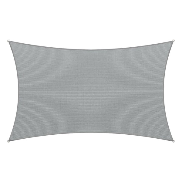 AMGO 10 ft. x 16 ft. Gray Rectangle Sail