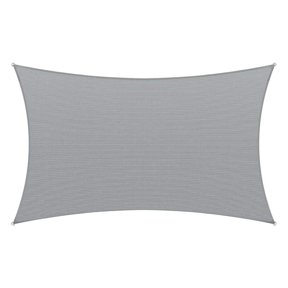 Amgo 10 Ft X 16 Ft Gray Rectangle Sail Rectangle 10x16 Gray The Home Depot 1081