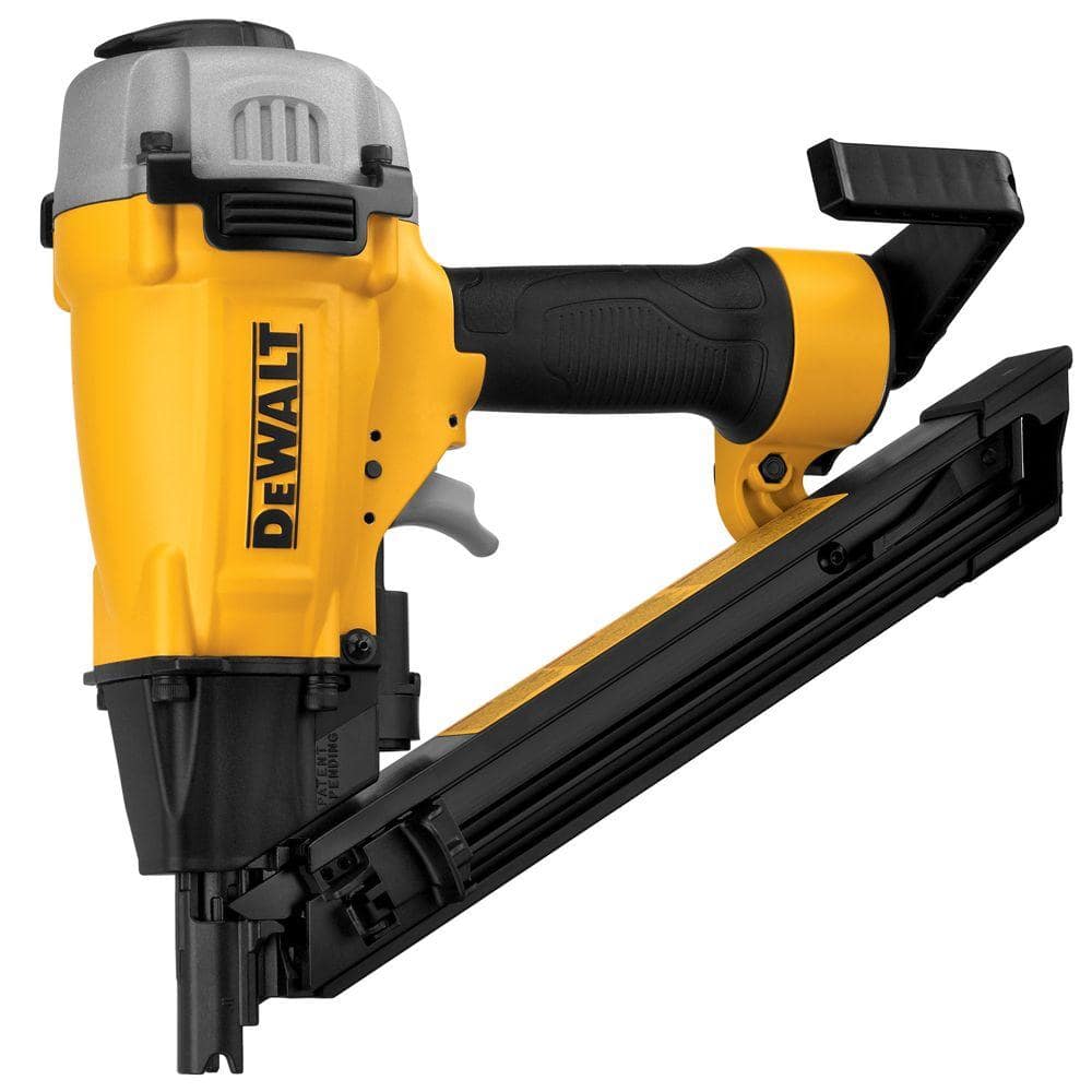 DEWALT Yellow and Black 1.5 Inch Pneumatic Metal Connector Nailer