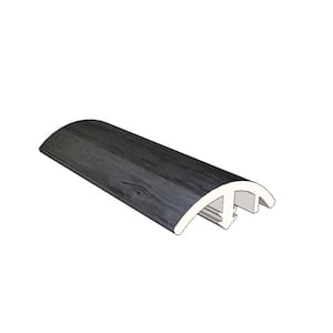 Slate 0.51 in. Thick x 1.42 in. Wide x 72.05 in. Length Vinyl Overlap Reducer Molding