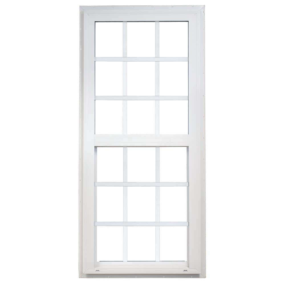 Ply Gem 31 5 In X 71 5 In 500 Series White Vinyl Single Hung Window With Grilles And Hpsc