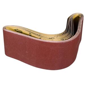 3 Pack 60 Grit Aluminum Oxide Sanding Belt X-weight Cloth Backing 6x48 Inches 